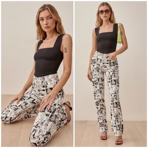 Reformation comic wash pant